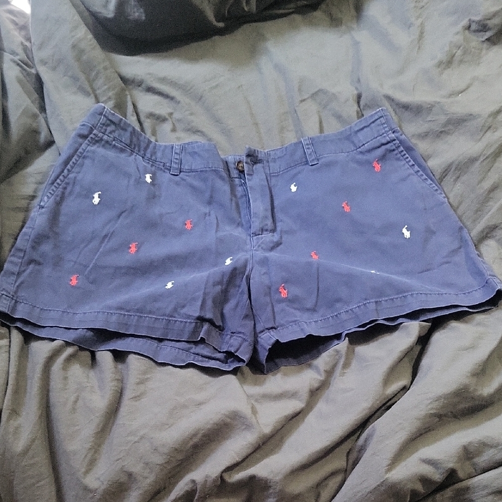 Polo by Ralph Lauren Nautical Blue and Red Bermudas